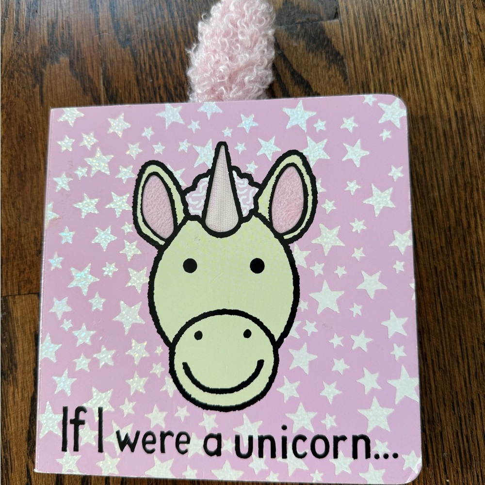 NWT jellycat Pink Unicorn Kids Book